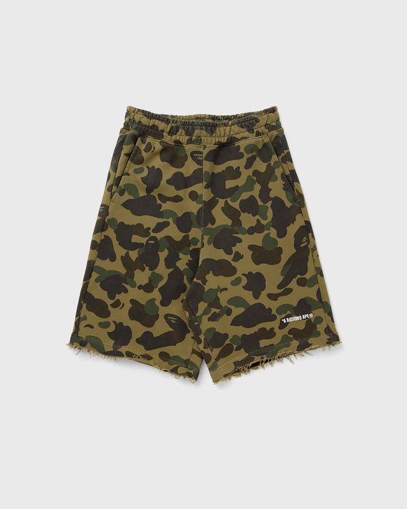 1ST CAMO HEAVY WASHED RELAXED FIT SWEAT SHORTS