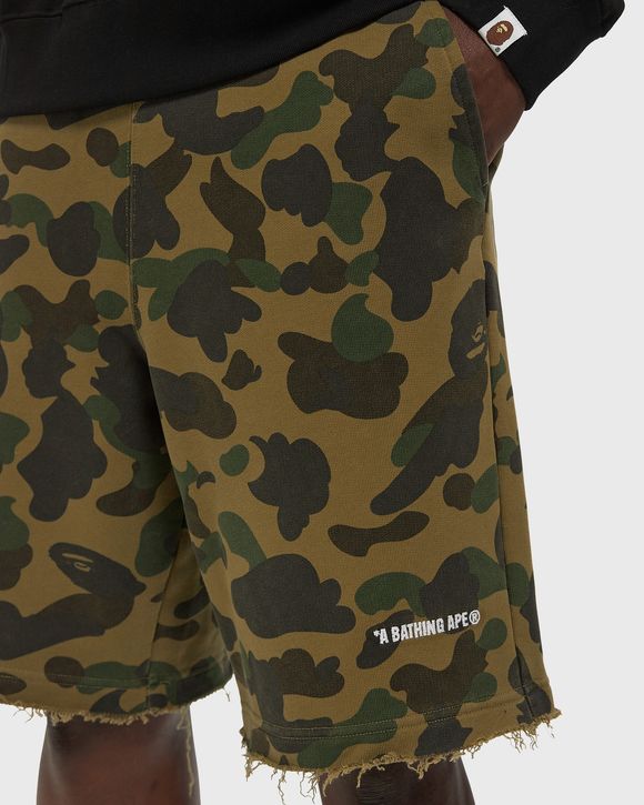 1ST CAMO HEAVY WASHED RELAXED FIT SWEAT SHORTS
