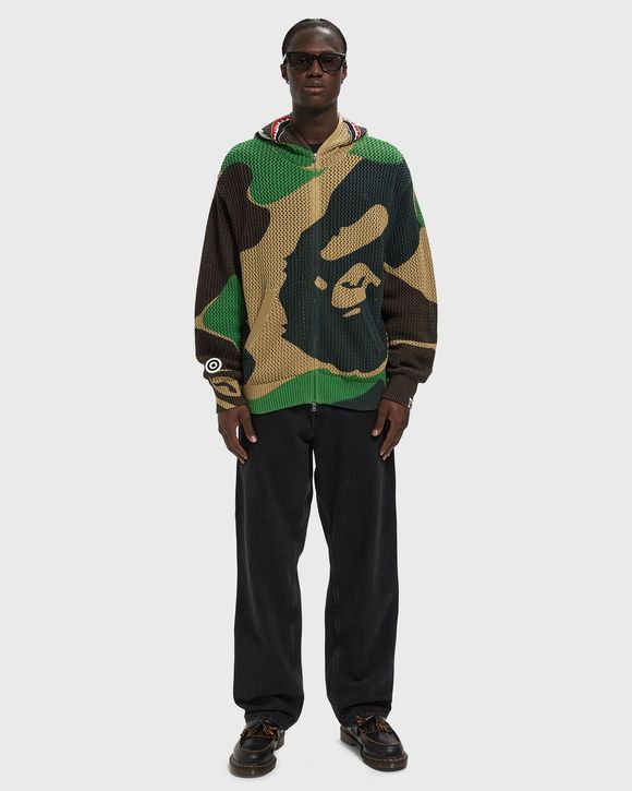 ABC CAMO CROCHET SHARK RELAXED FIT FULL ZIP HOODIE