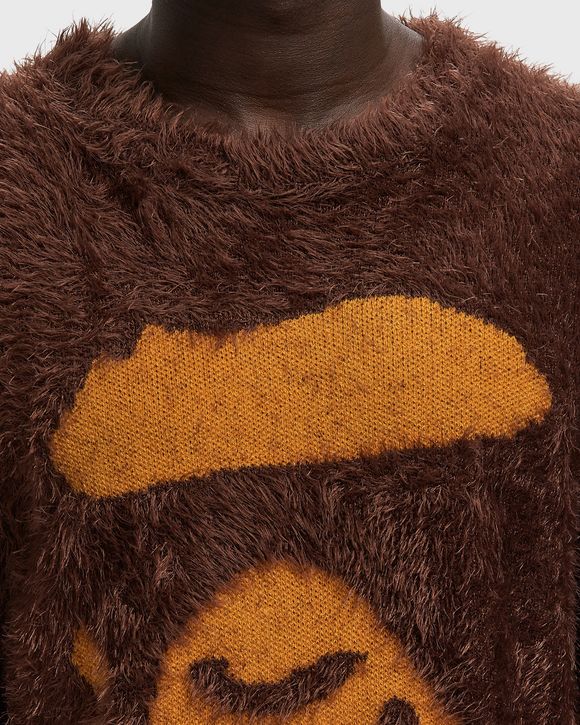 APE FACE SHAGGY SWEATER