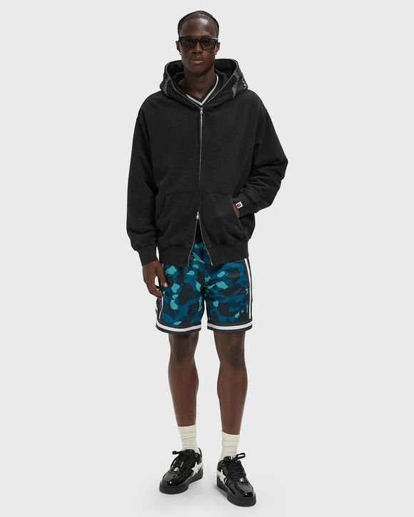 GARMENT DYE SHARK RELAXED FIT FULL ZIP HOODIE