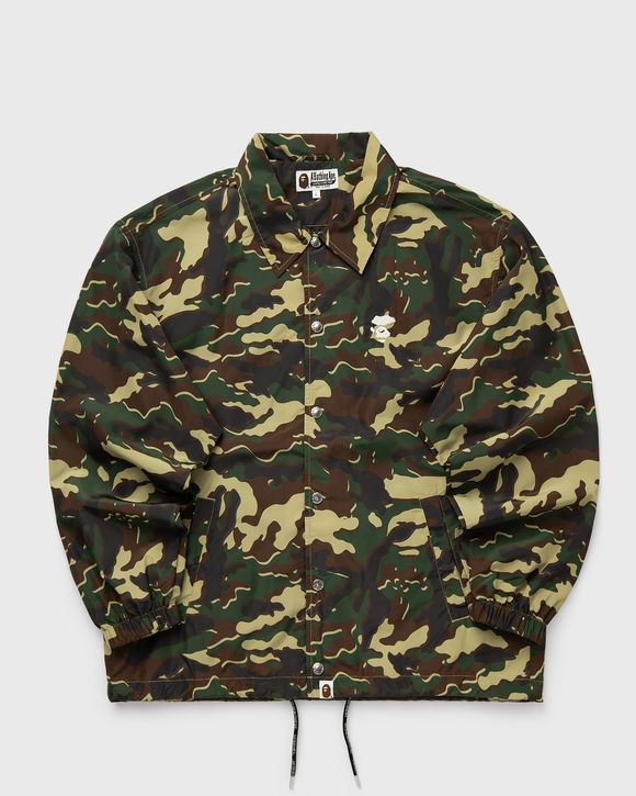 GLITCH WOODLAND CAMO COACH JACKET