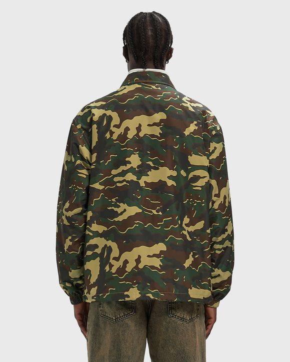 GLITCH WOODLAND CAMO COACH JACKET