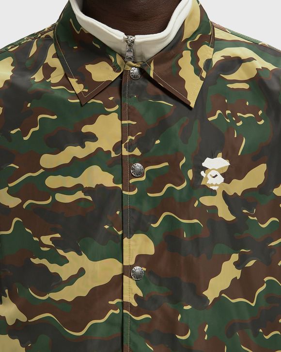 GLITCH WOODLAND CAMO COACH JACKET