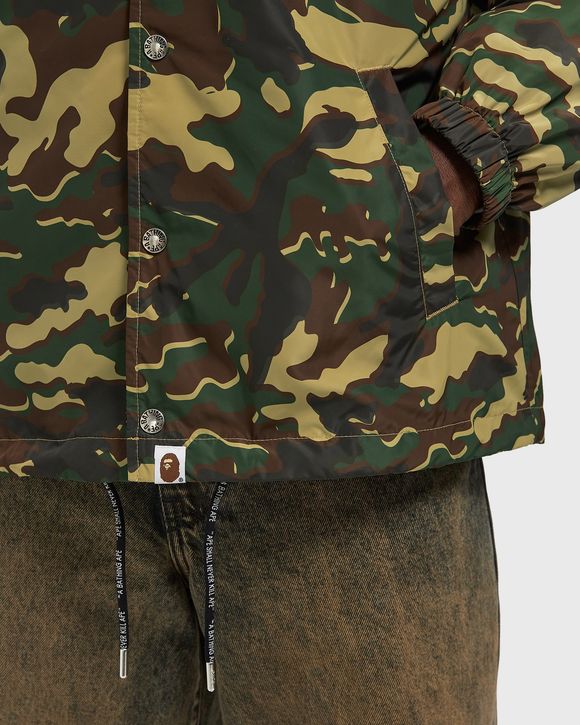 GLITCH WOODLAND CAMO COACH JACKET