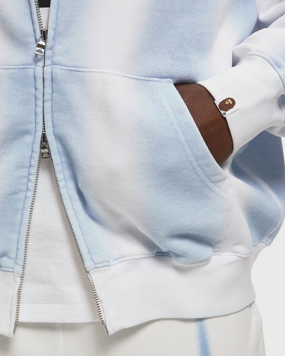 HAND DRAW FOOTBALL SHARK RELAXED FIT FULL ZIP HOODIE