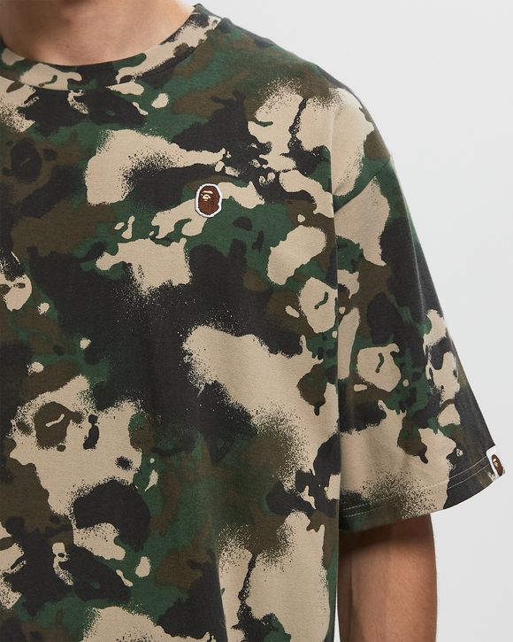 A Bathing Ape MAP CAMO APE HEAD ONE POINT RELAXED FIT TEE