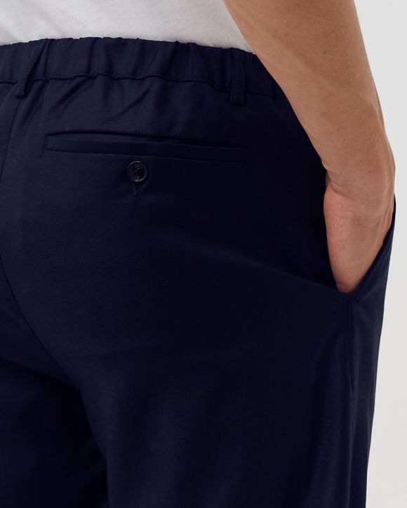ELASTICATED WIDE TROUSERS