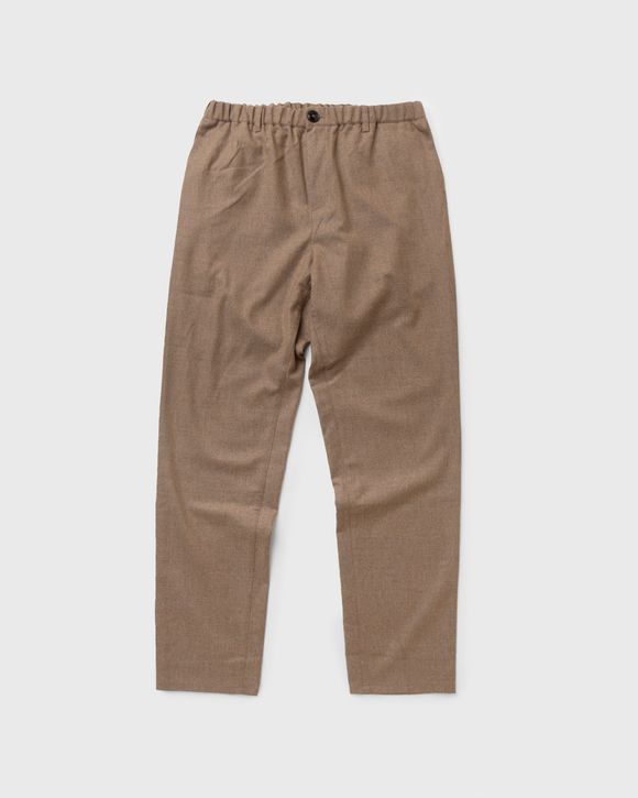 ELASTICATED WIDE TROUSERS