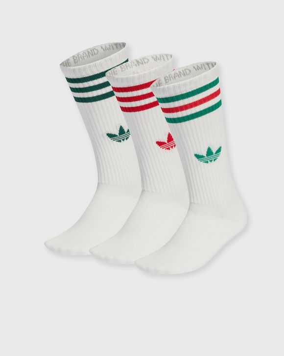 3 STRIPES HIGH CREW SOCKS 3 PAIRS