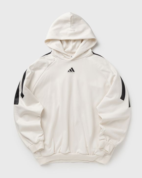 3 STRIPE FLEECE HOODY