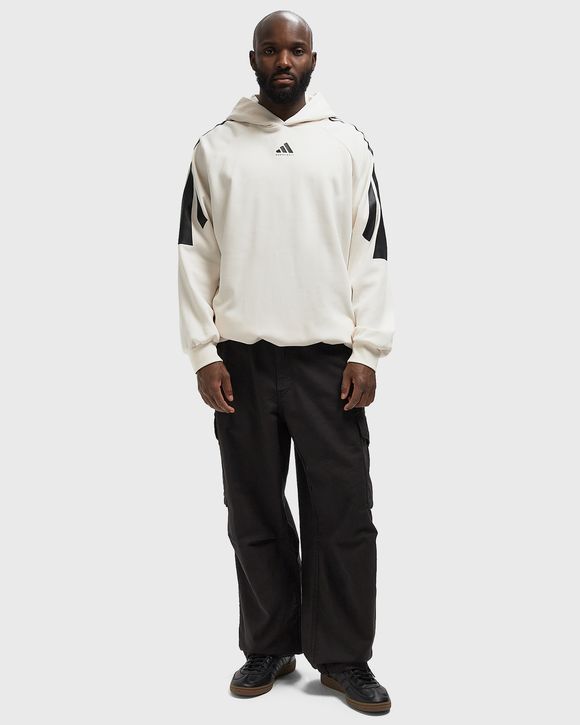 3 STRIPE FLEECE HOODY
