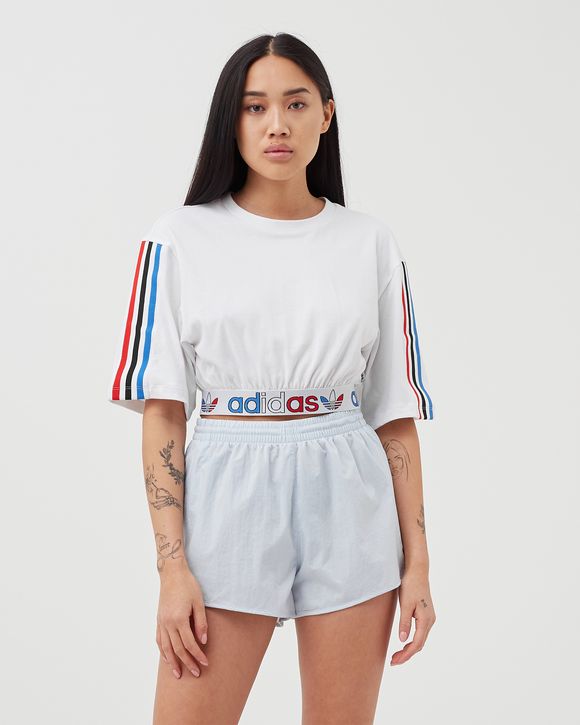 ADICOLOR PRIMEBLUE TRICOLOR CROPPED TEE