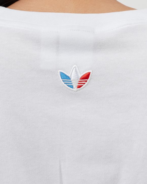 ADICOLOR PRIMEBLUE TRICOLOR CROPPED TEE