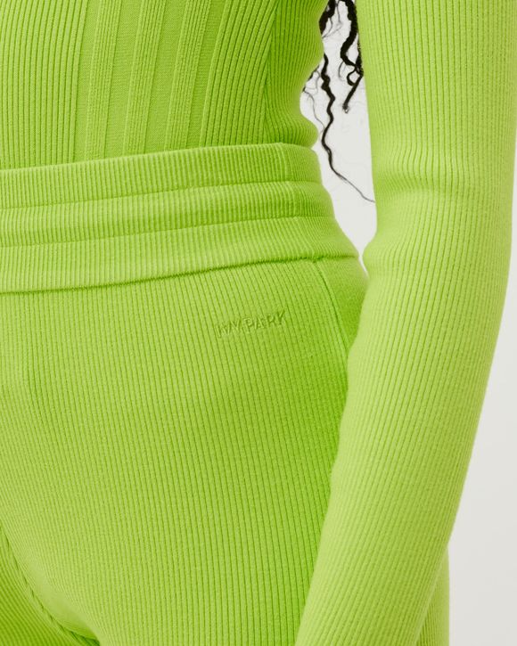 ADIDAS X IVY PARK 3-STRIPES KNIT RIB JOGGER PANTS