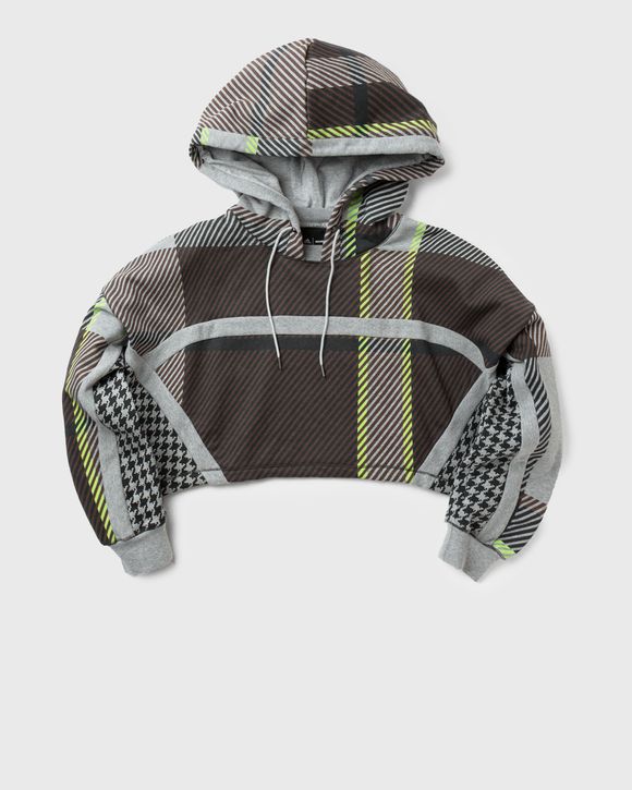 ADIDAS X IVY PARK ALLOVER PRINT CROPPED HOODIE