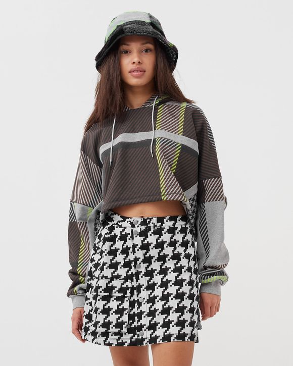 ADIDAS X IVY PARK ALLOVER PRINT CROPPED HOODIE