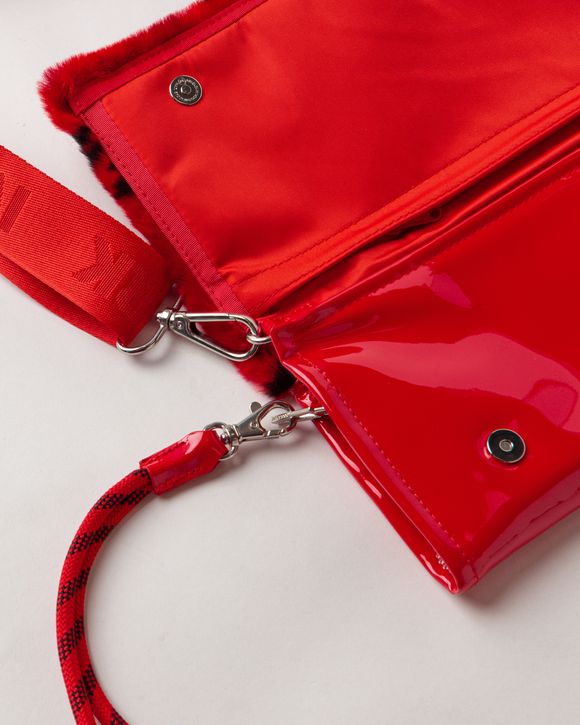 ADIDAS X IVY PARK PRINTED FUR ENVELOPE CLUTCH