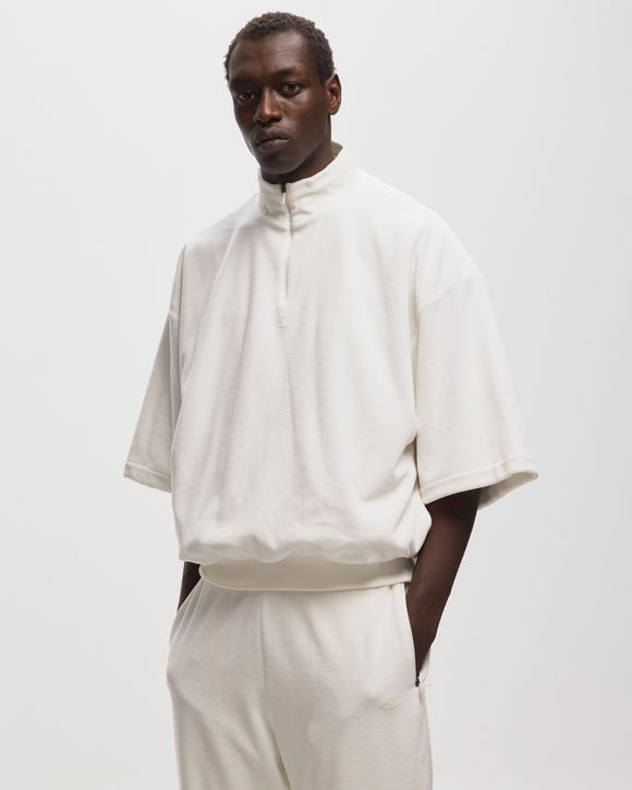 BASKETBALL VELOUR HALF-ZIP SWEATSHIRT