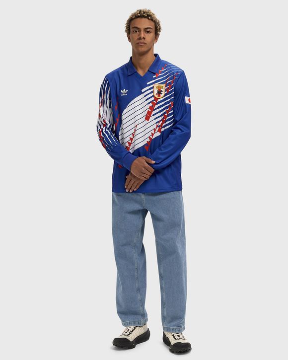 Adidas Japan Home Long Sleeve Jersey 1993 Blue | BSTN Store