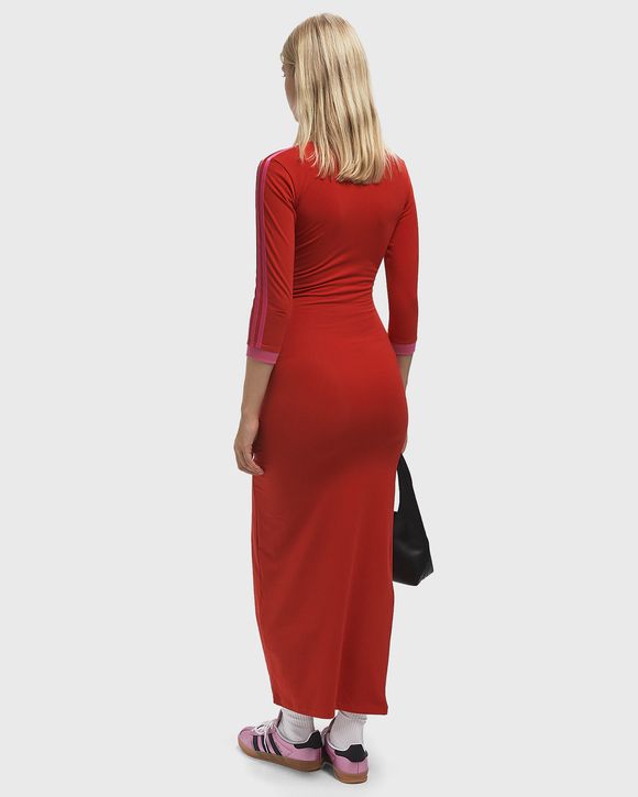 WMNS ADICOLOR CLASSICS 3-STRIPES MAXI DRESS V-NECK