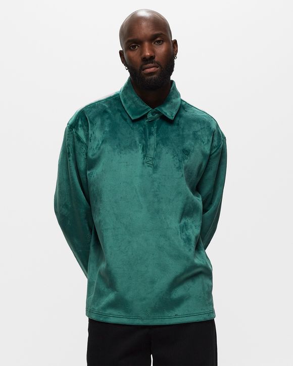 PREMIUM ESSENTIALS+ VELOUR LS POLO