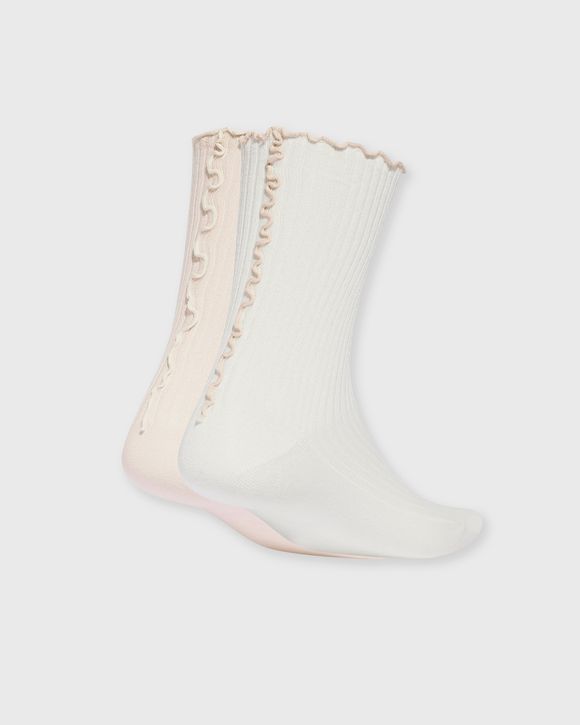 RUFFLE CREW SOCKS 2 PAIRS