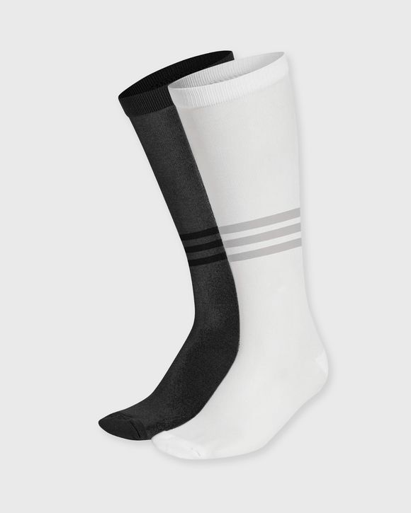 SHEER HIGH CREW SOCKS 2 PAIRS