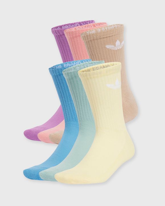 TREFOIL CREW SOCK CUSHION 6 PAIR PACK