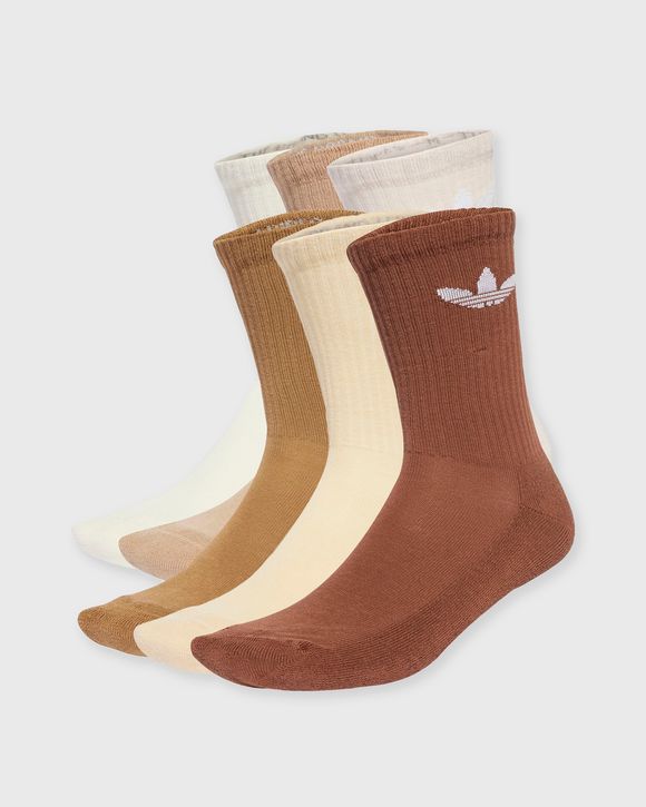 TREFOIL CREW SOCK CUSHION 6 PAIR PACK
