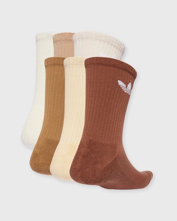 TREFOIL CREW SOCK CUSHION 6 PAIR PACK