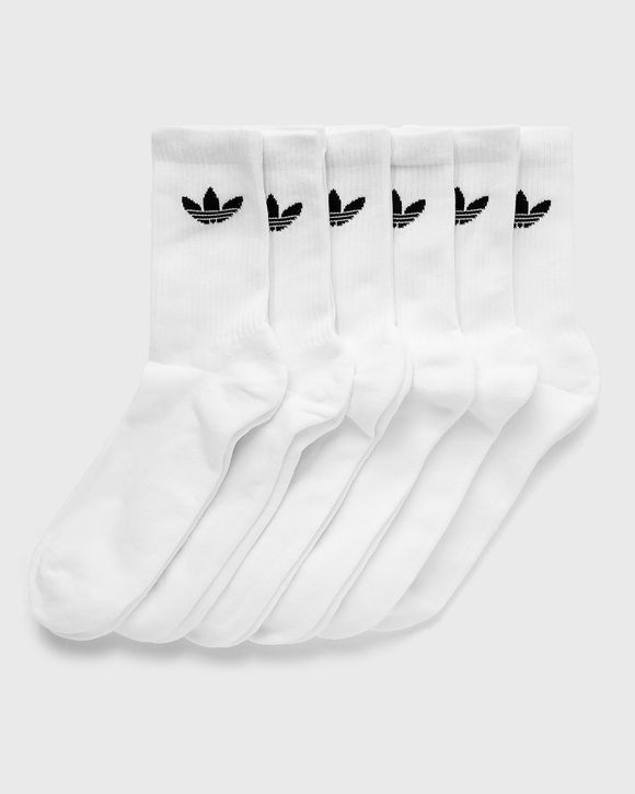TREFOIL CREW SOCK CUSHION 6 PAIR PACK