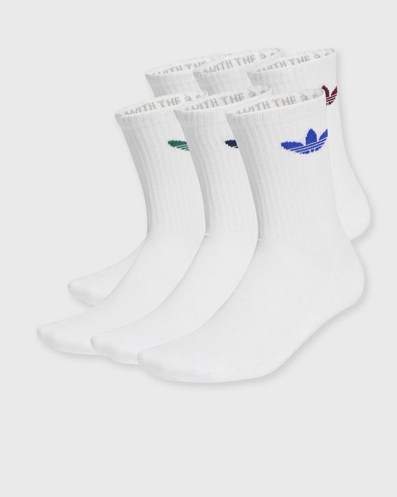 TREFOIL CREW SOCK CUSHION 6 PAIR PACK