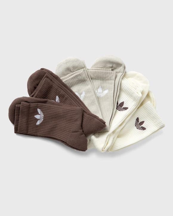TREFOIL CREW SOCK CUSHION 6 PAIR PACK