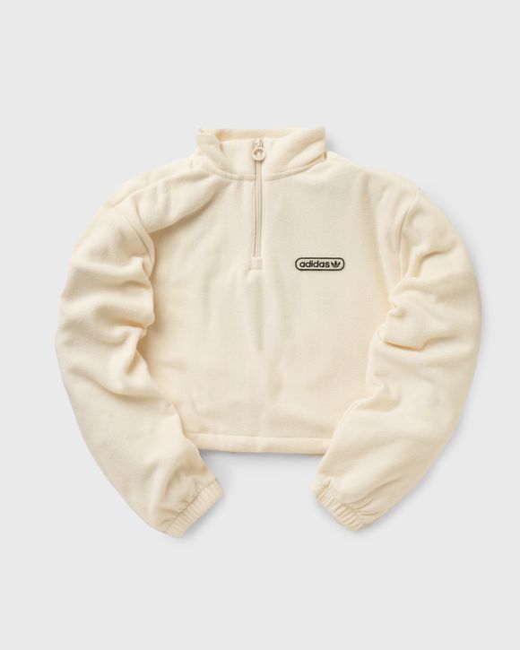 WMNS 1/4 ZIP CROPPED FLEECE
