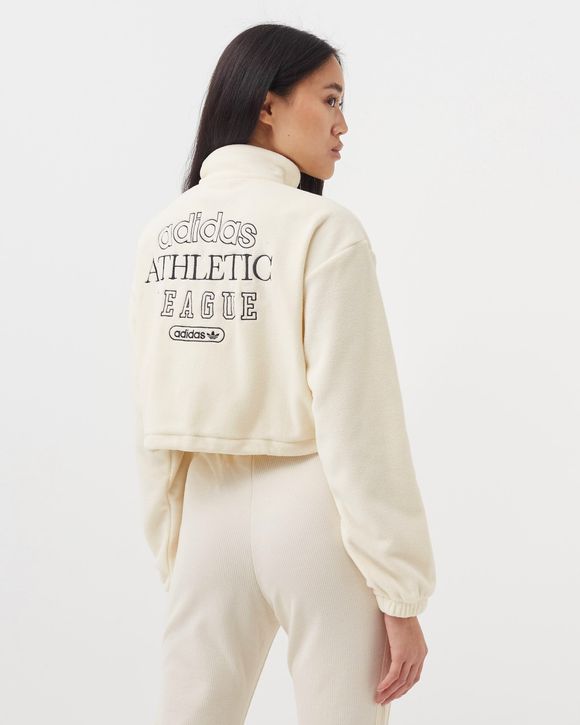 WMNS 1/4 ZIP CROPPED FLEECE
