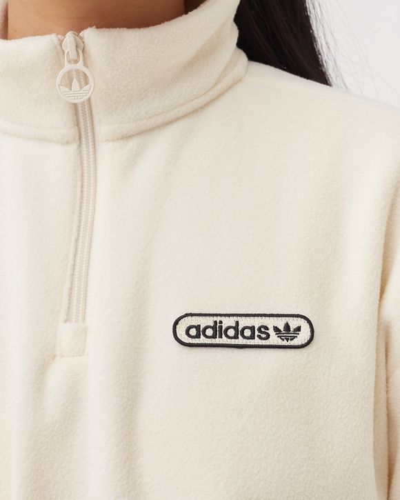 WMNS 1/4 ZIP CROPPED FLEECE