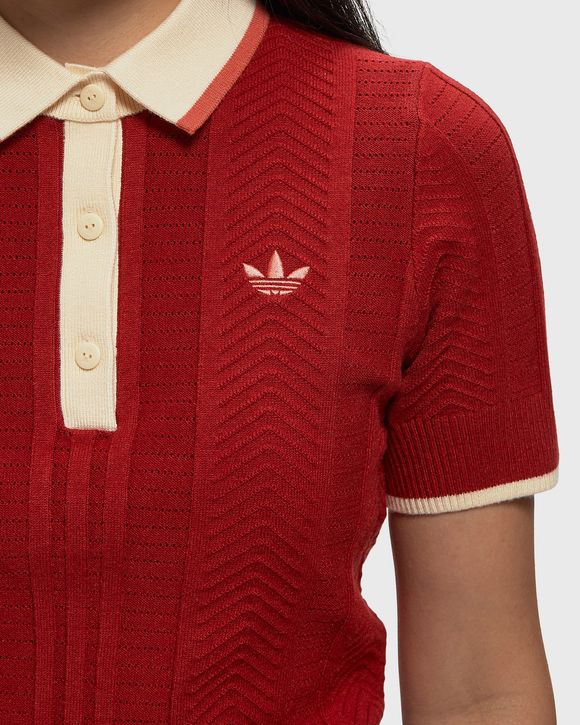 WMNS CABLE KNIT CALI TEE POLO