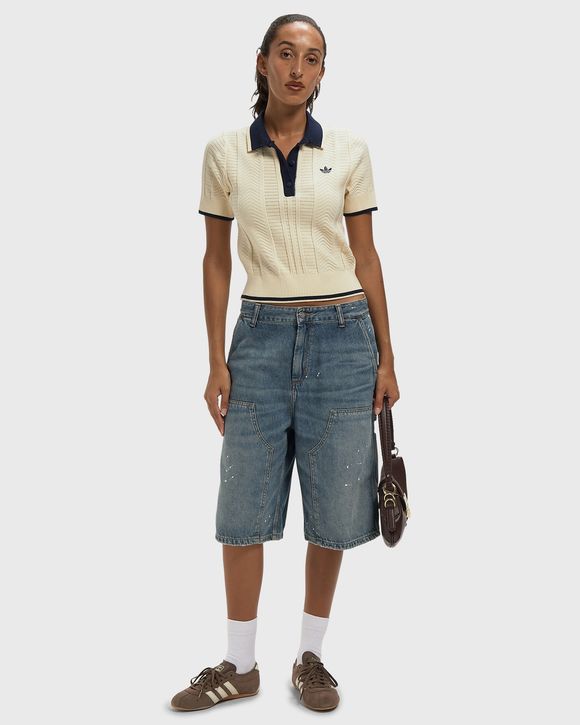 WMNS CABLE KNIT CALI TEE POLO