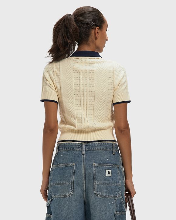 WMNS CABLE KNIT CALI TEE POLO