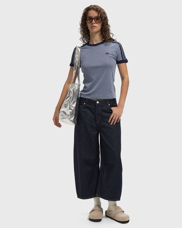 WMNS HEATHER 3-STRIPES CALI TEE