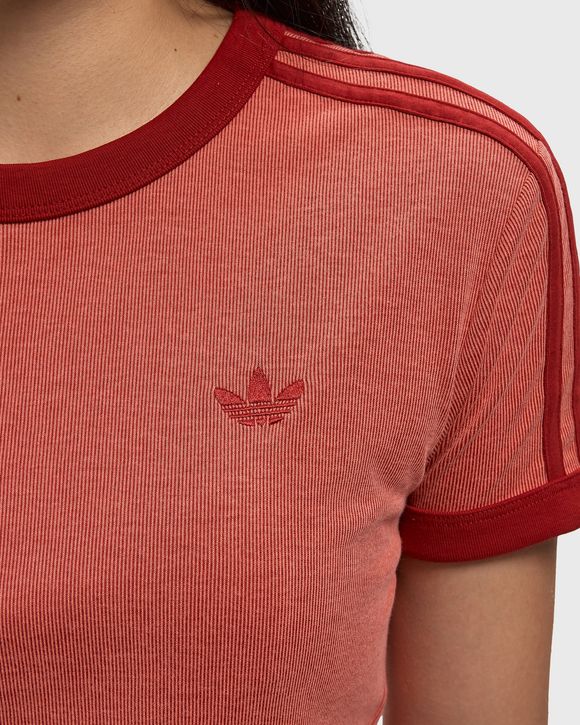WMNS HEATHER 3-STRIPES CALI TEE