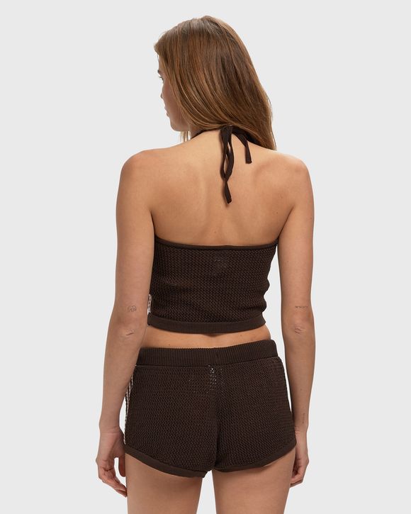 WMNS KNITTED CROCHET TOP