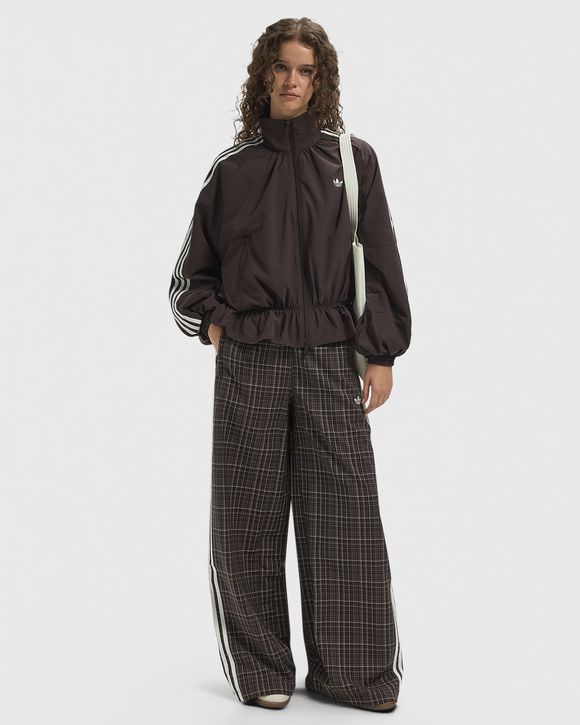 WMNS LOOSE CHECK TRACK PANTS