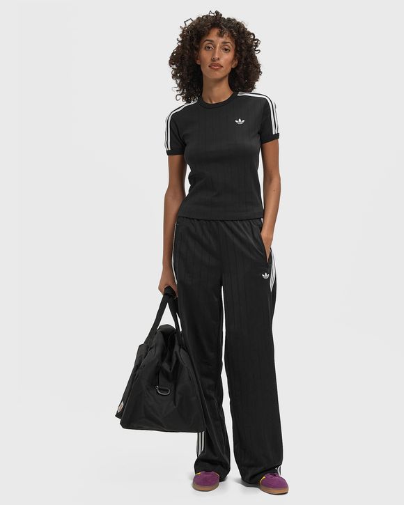 WMNS PINSTRIPE SHORT SLEEVE SLIM TEE