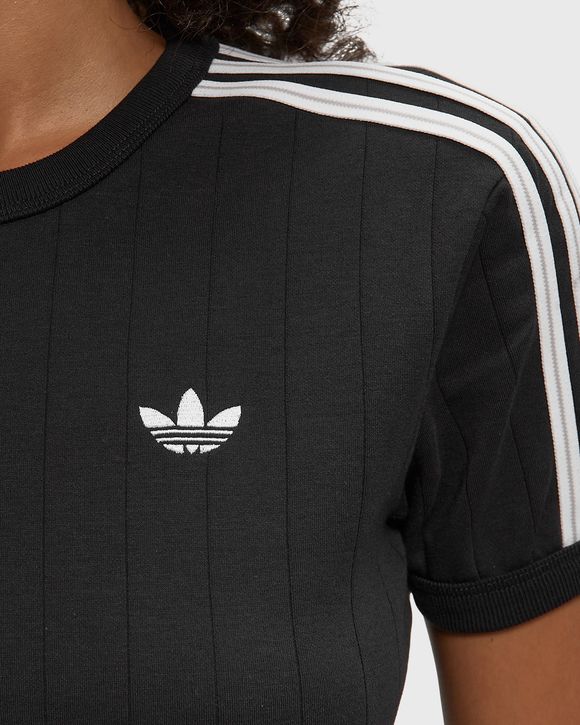 WMNS PINSTRIPE SHORT SLEEVE SLIM TEE