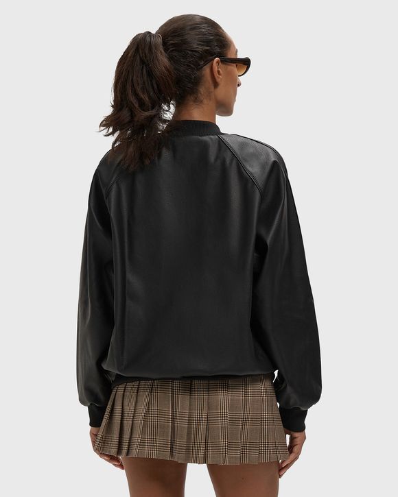 WMNS PLEATHER SST OVERSIZED TRACK TOP