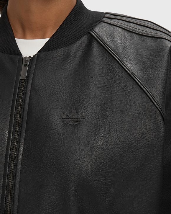 WMNS PLEATHER SST OVERSIZED TRACK TOP