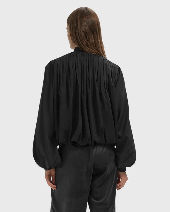 WMNS SATIN PLEATED TRACK TOP