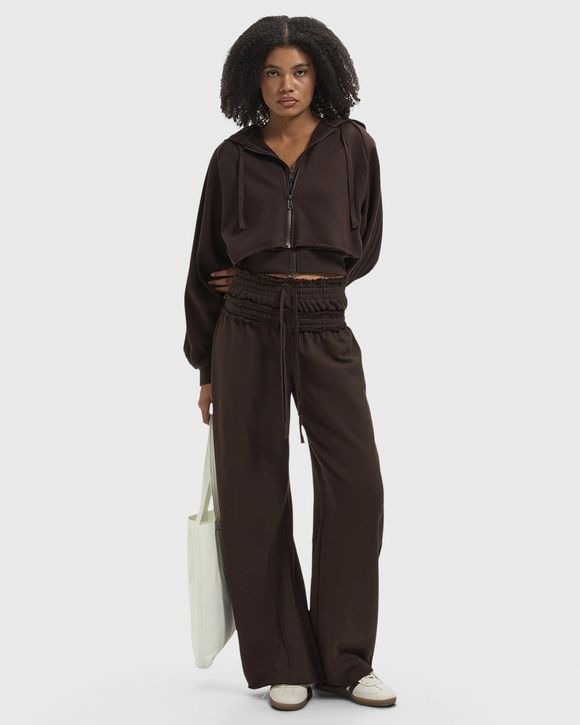Adidas WMNS SST DOUBLE FRONT HOODY Brown | BSTN Store